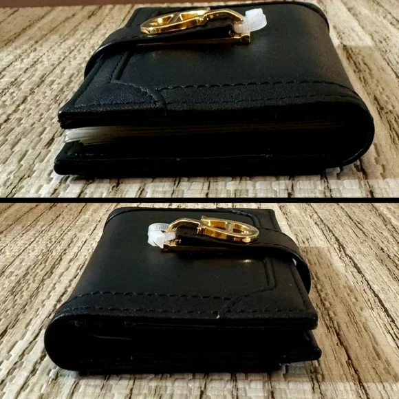 Vintage Etienne Aigner black leather photo book/Wallet - Picture 5 of 9